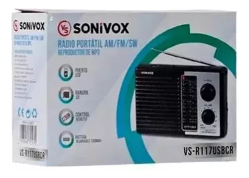 Radio portatil Sonivox VS-R117USBCR