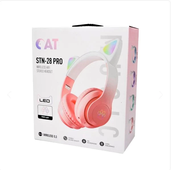 diadema bluetooth orejas de gato STN-28 pro