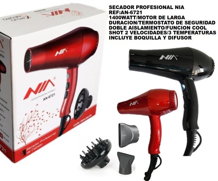 secador profesional NIA AN-6721