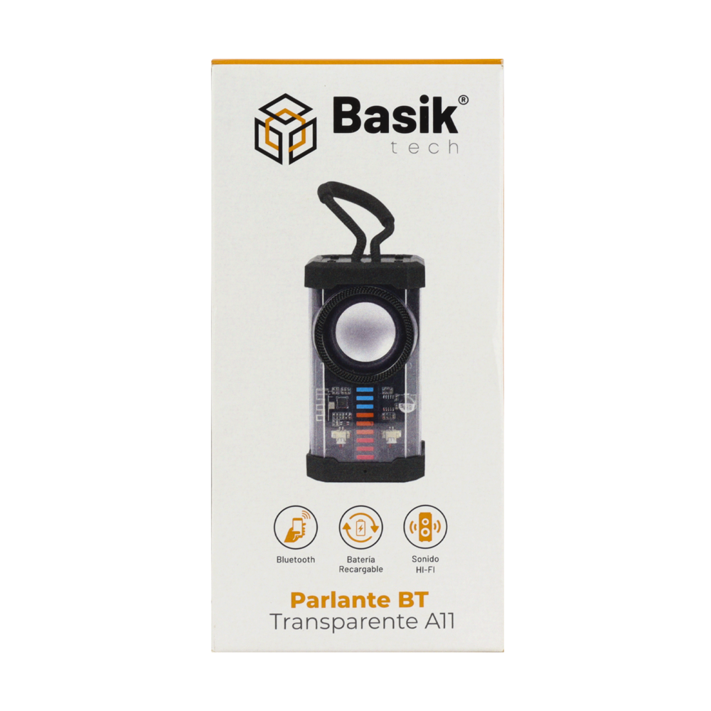 Parlante BT transparente A11 Basik