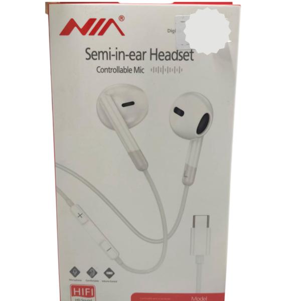 AUDIFONO ALAMBRICO TIPO C  NIA AN-531