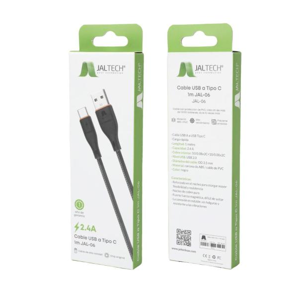 cable USB a tipo C 1m JAL-06