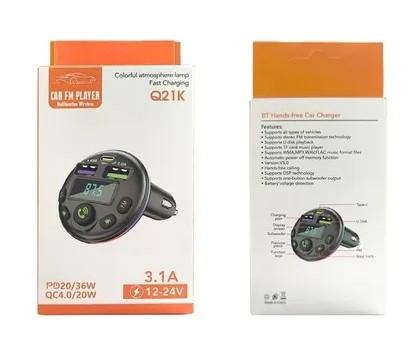 bluetooth- FM, para carro Q21K