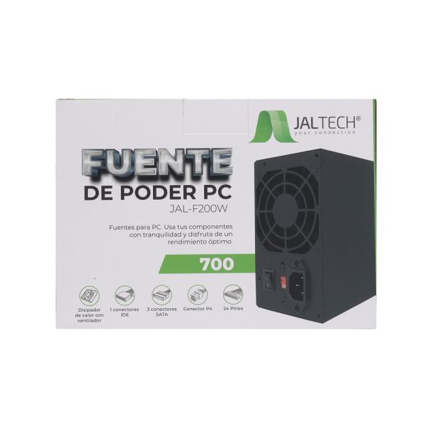 Fuente de poder pc 750 Jaltech fps-200w
