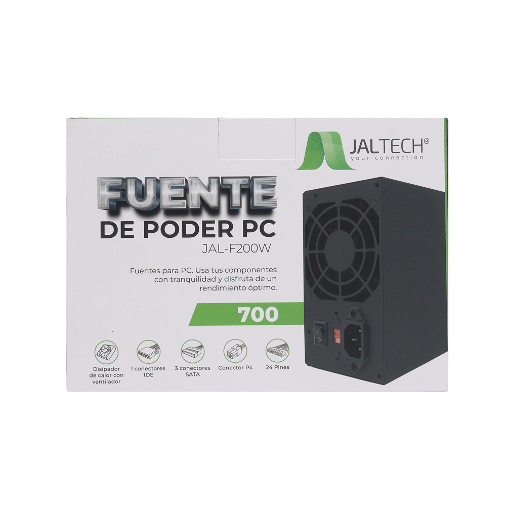 Fuente de poder pc 750 Jaltech fps-200w