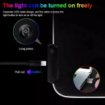 Tapete Pad Mouse Gamer Rgb Almohadilla Largo 35x25