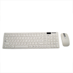 COMBO MOUSE TECLADO INALÁMBRICO WHITE WX01
