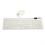 COMBO MOUSE TECLADO INALÁMBRICO WHITE WX01