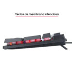 Teclado NIATEC Alambrico Gamer RGB - Imagen 3