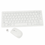 Combo Teclado y Mouse Slim Blanco