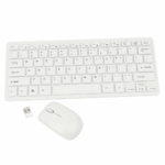 Combo Teclado y Mouse Slim Blanco