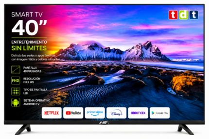 Televisor Nia 40" | Smart tv  Led Full Hd Android 12