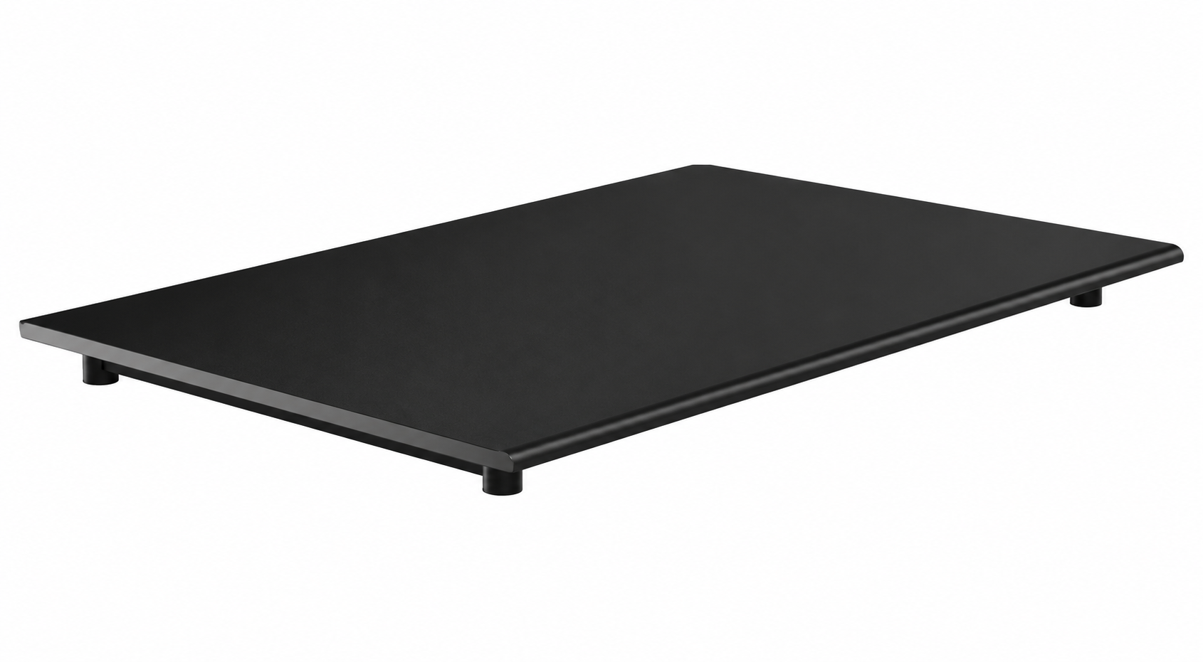 REPISA NIATEC Repisa Niatec Negro Metal Vidrio Para Pared - Imagen 1