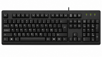 Teclado Genius a Cable USB, Copilot y Teclado Numérico