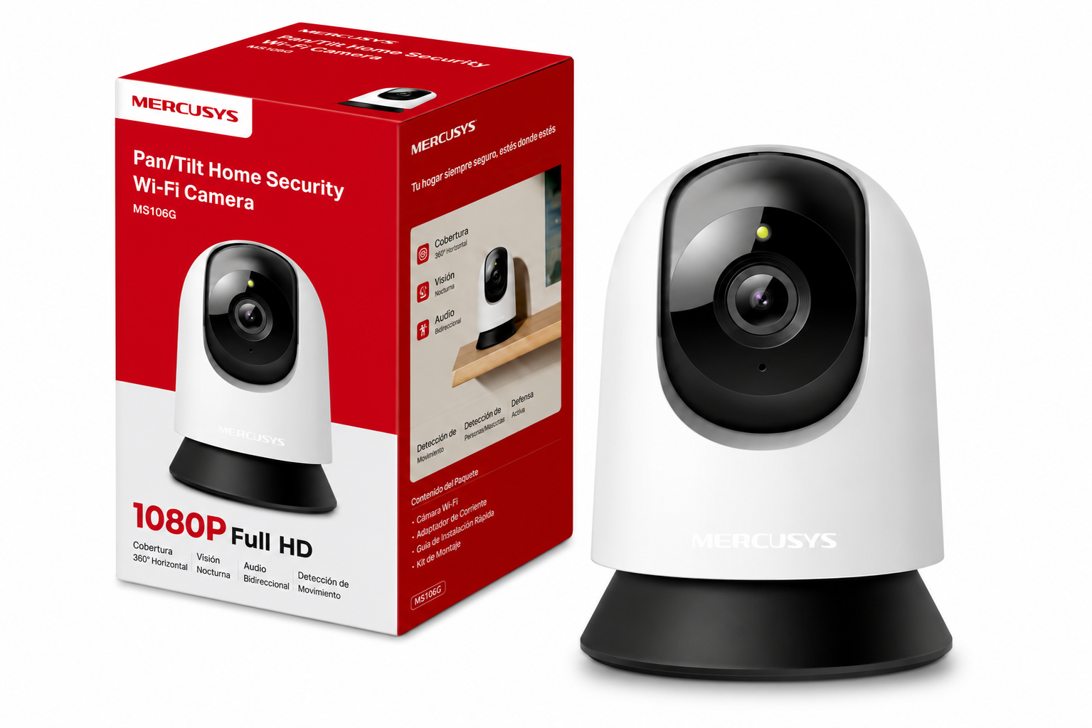 Camara mercurys Cámara de Seguridad Wi Fi Mercusys 360 - Imagen 1