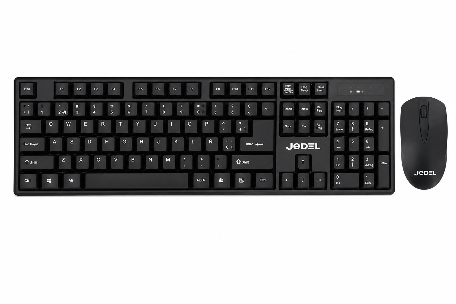 Teclado jedel Teclado Combo Inalambrico + Mouse Jedel WS730+ - Imagen 1