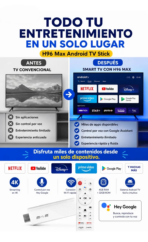Convertidor Smart Tv Stick | 4gb Ram 32gb 4k Android - Imagen 2