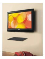 Repisa Niatec Negro Metal Vidrio Para Pared - Imagen 2