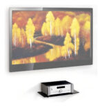 Repisa Niatec Negro Metal Vidrio Para Pared - Imagen 4
