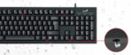 Kit Teclado y Mouse KM 100SE Negro Alambrico - Imagen 2