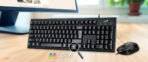 Kit Teclado y Mouse KM 100SE Negro Alambrico - Imagen 3