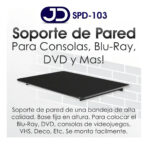 Repisa Niatec Negro Metal Vidrio Para Pared - Imagen 5