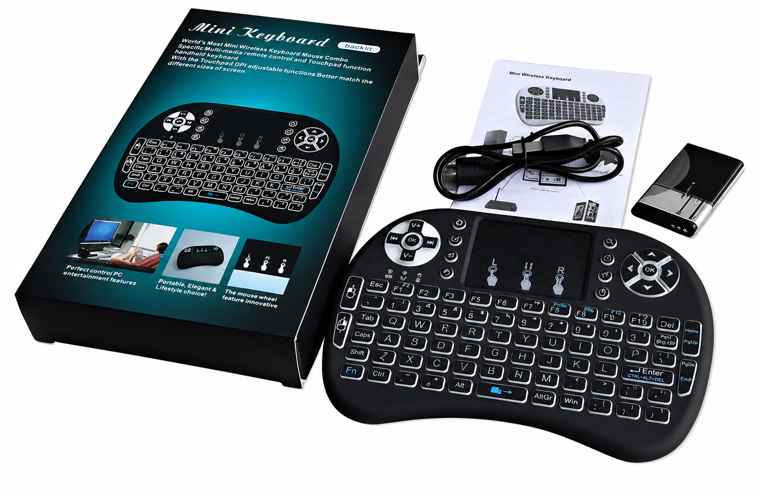 09d9ebe6-99fa-48c8-b23c-2a650c2e7832 Mini Teclado Inalámbrico Keyboard Mymobile - Imagen 1
