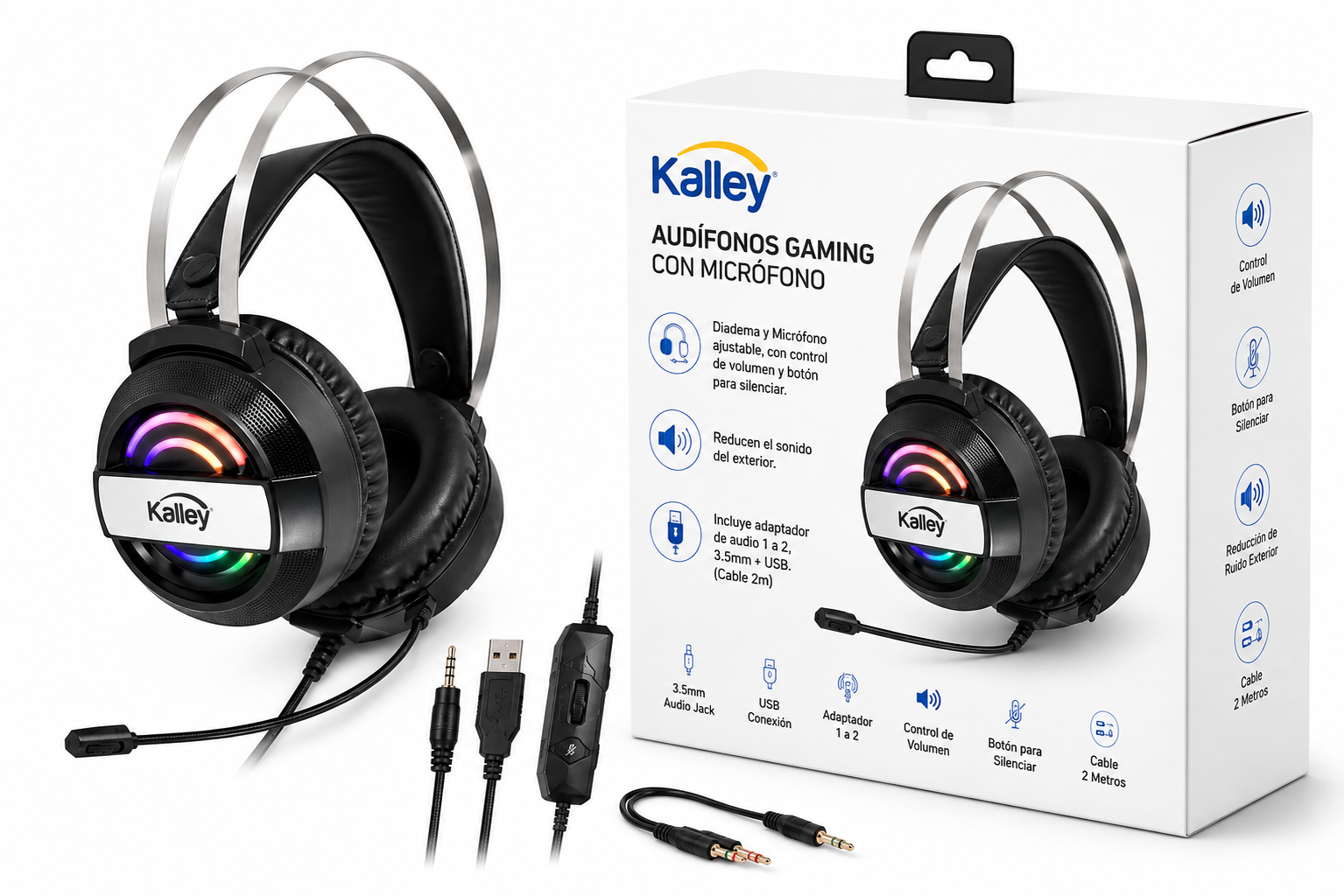 1474a69d-3e2f-4c08-b7cc-0d0865f8de68 (1) Diadema KALLEY Alámbricos Over Ear Gaming K-KGA1 - Image 1