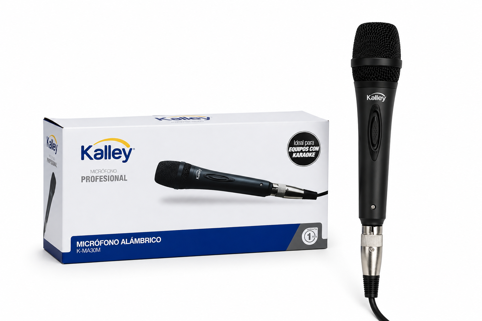 CHT 30M Micrófono KALLEY alámbrico K-MA30M - Image 1