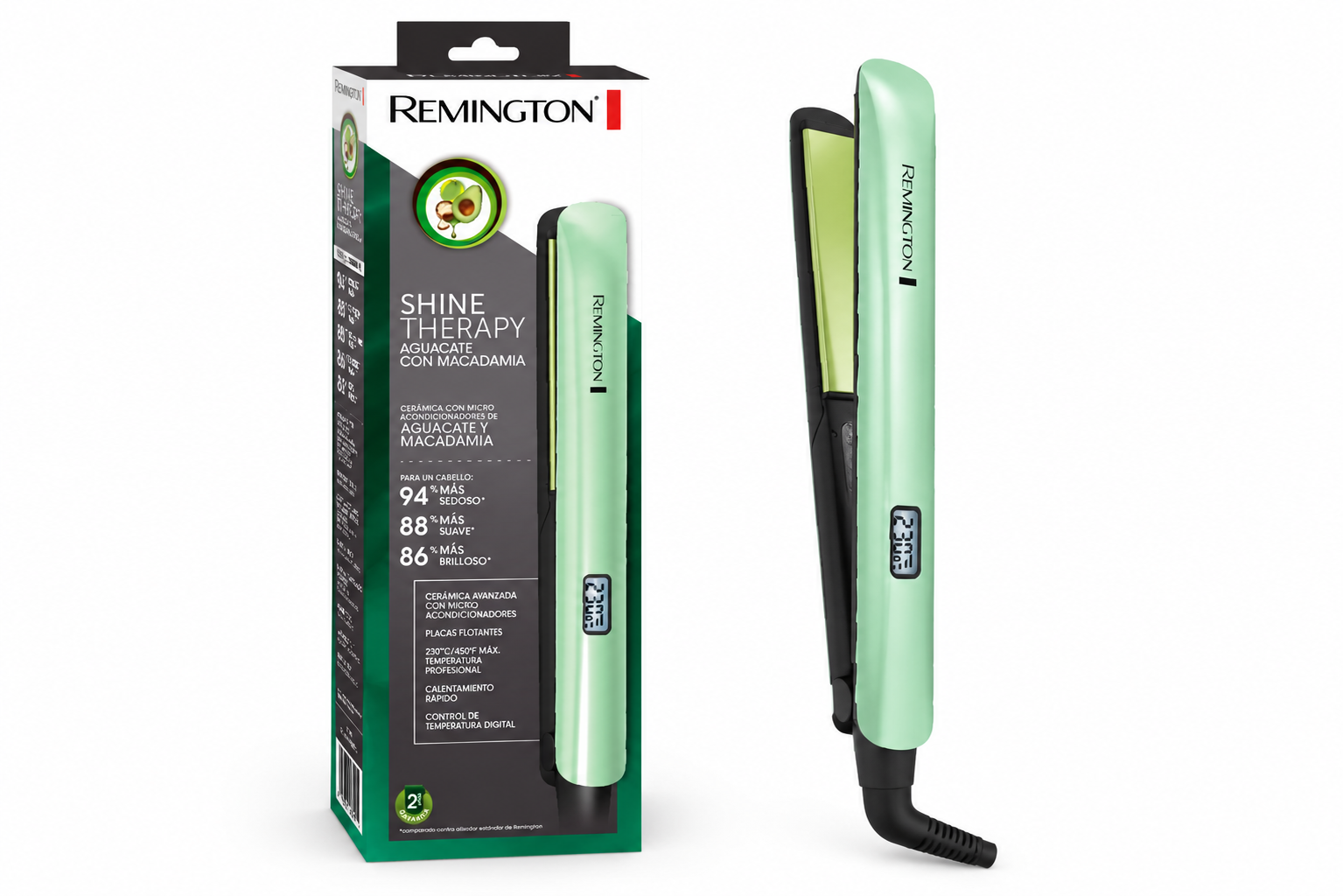 ChatGPT Image 3 ago 2026, 12_22_07 Plancha para cabello Remington Aguacate - Image 1
