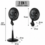 Ventilador Samurai 2 en 1 90W - Image 2