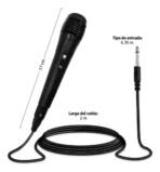 Micrófono Alámbrico Para Parlante Cabina De Sonido SM-338 - Image 2