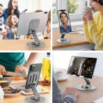 Soporte De Metal Plegable Para Celular o Tablet - Image 2