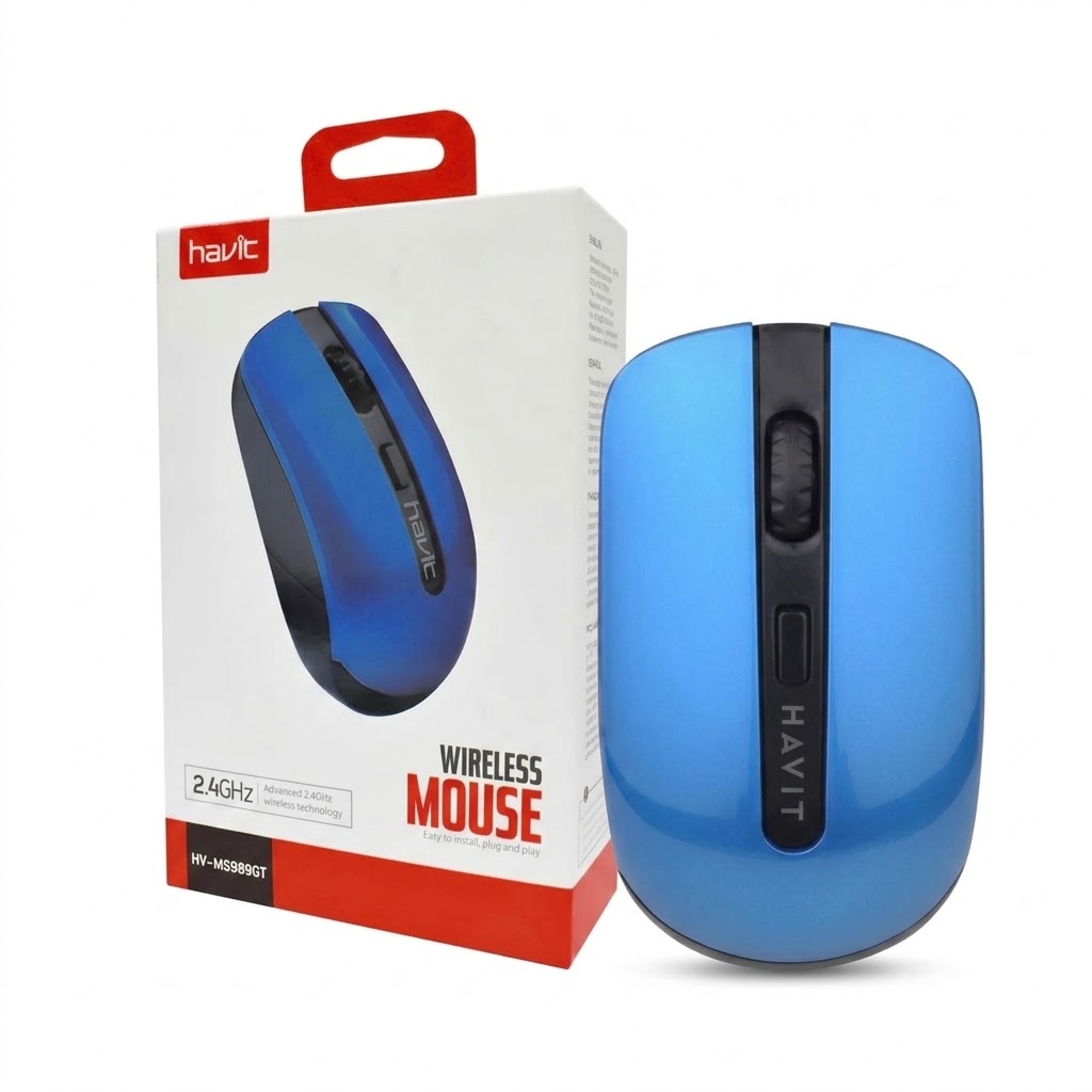 a3b2ec52-3ca8-4c73-9a43-4bc822521167 MOUSE INALAMBRICO HAVIT MS989GT AZUL - Imagen 1