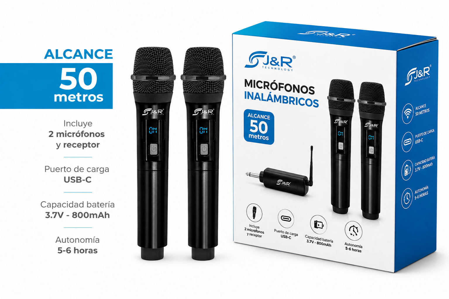 da8ae7b3-e4eb-437b-a8f2-05e1fd6688a8 MICROFONOS CON RECEPTOR MCJR-012 - Image 1