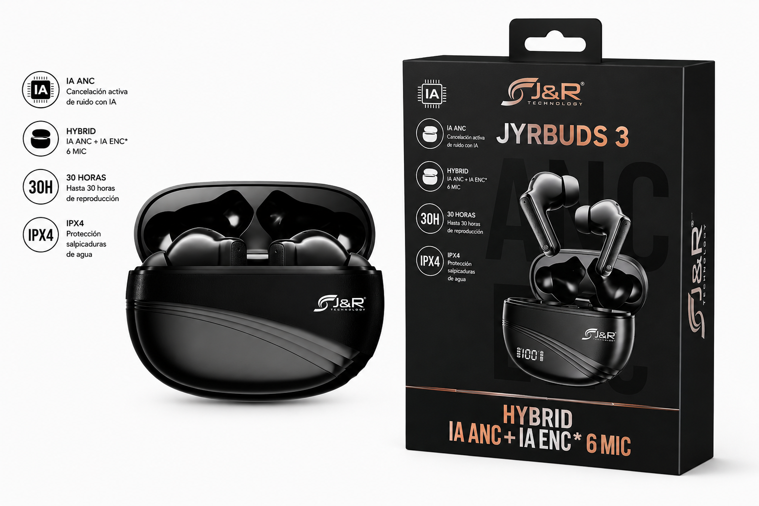 dc775528-02f7-44cc-b557-1388847285be AUDIFONOS INALAMBRICOS JYRBUDS 3 / 087-MV - Image 1